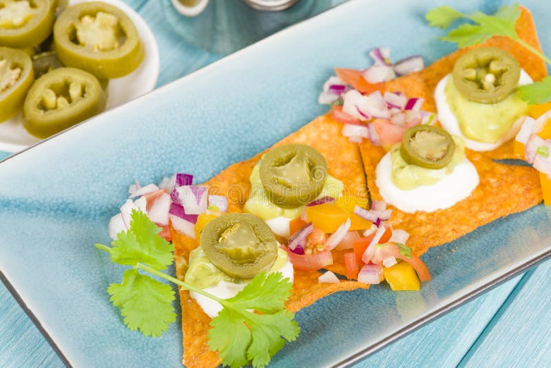 Изысканные Nachos стоковые фотографии rf
