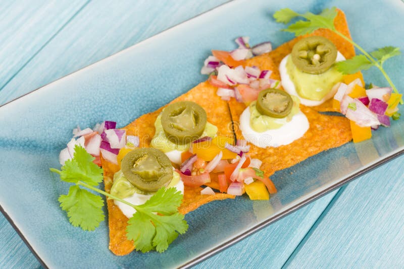 Изысканные Nachos стоковое фото rf
