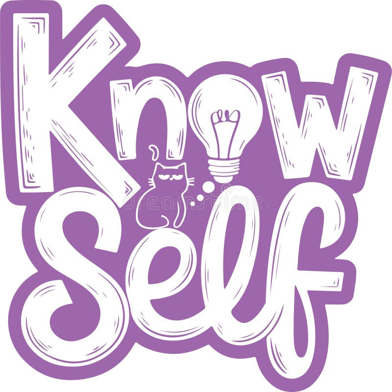 Иллюстрация Know YourselfDiscovery иллюстрация вектора