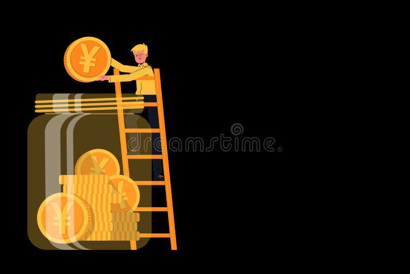 иллюстрация в мультфильм бритья деньги в ведре иллюстрация вектора