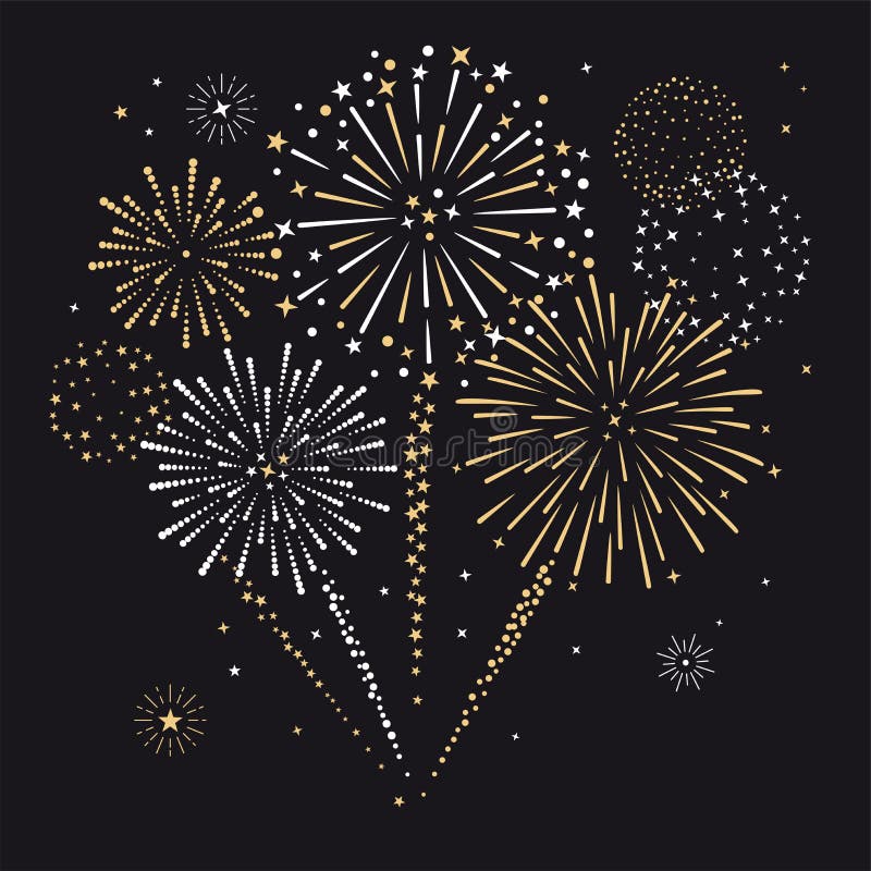 Иллюстрация экрана Fireworks иллюстрация штока