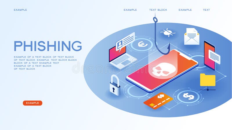 Интернет phishing иллюстрация штока Интернет phishing иллюстрация штока