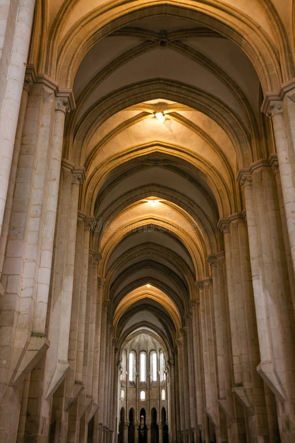 Interior of church, Batalha Dominican medieval monastery, Portugal. Interior of church, Batalha Dominican medieval monastery, Portugal