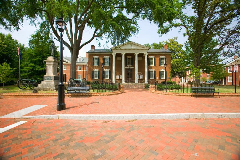 Исторический район Charlottesville, Вирджинии, дома президента Томас Джефферсон стоковое фото rf Исторический район Charlottesville, Вирджинии, дома президента Томас Джефферсон стоковое фото rf