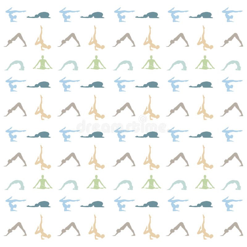 Йога представляют или раздумье предпосылки asana и предпосылка безмятежности иллюстрация штока Йога представляют или раздумье предпосылки asana и предпосылка безмятежности иллюстрация штока