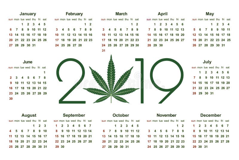 марихуана календарь