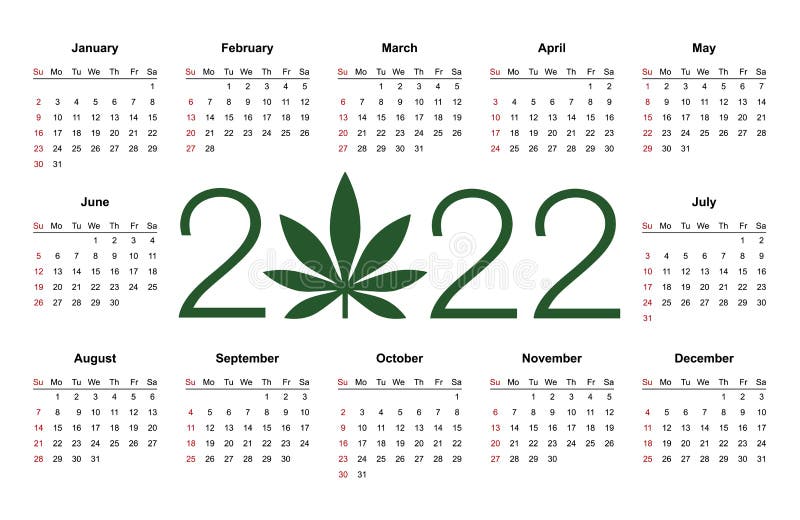 марихуана в календарь