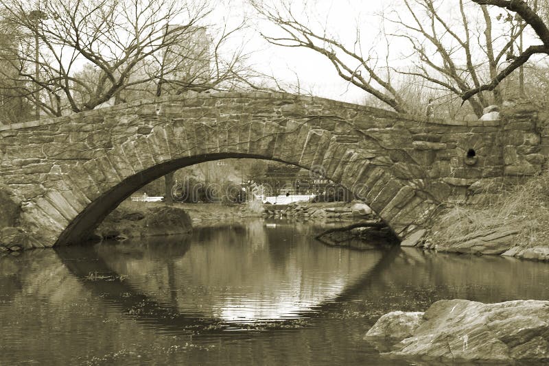 камень Central Park моста стоковые изображения камень Central Park моста стоковые изображения