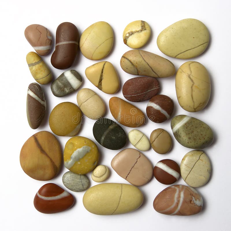Pebbles composition made of different small pebbles. Pebbles composition made of different small pebbles