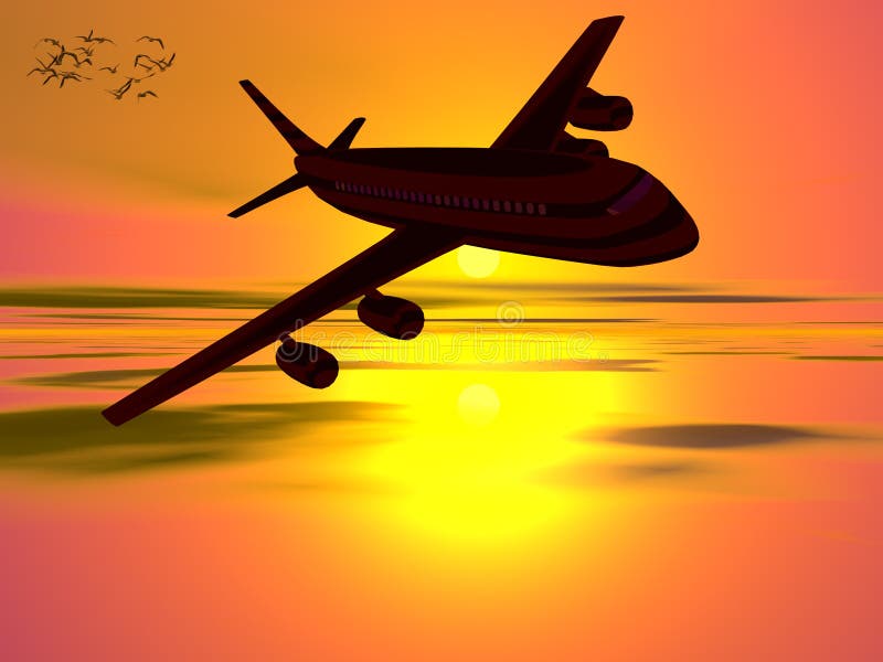 Airplane, going on vacation. Travel, transportation concept. Copy space, clipping path. Airplane, going on vacation. Travel, transportation concept. Copy space, clipping path.