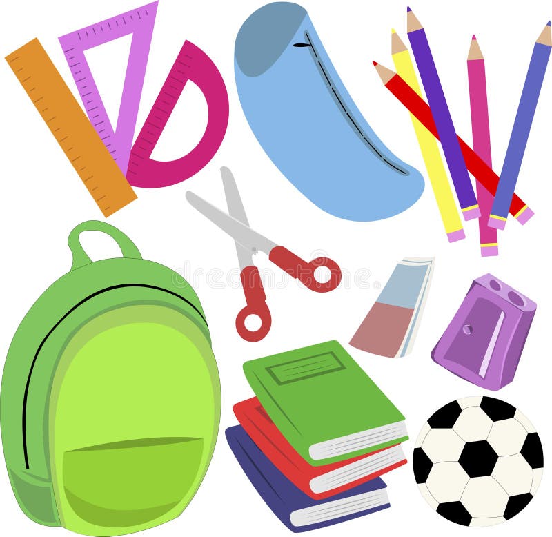 School Supplies Clipart Stock Illustrations 4,454 School Supplies