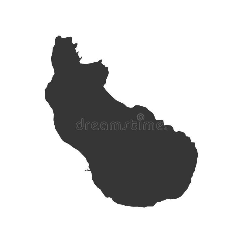 Карта Sint Eustatius иллюстрация вектора. иллюстрации насчитывающей
