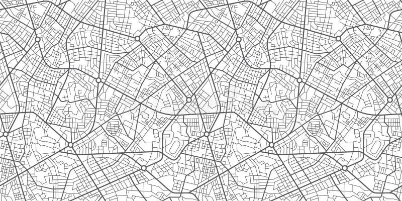 Seamless texture of a Street map of town with grey roads on white background. Seamless texture of a Street map of town with grey roads on white background