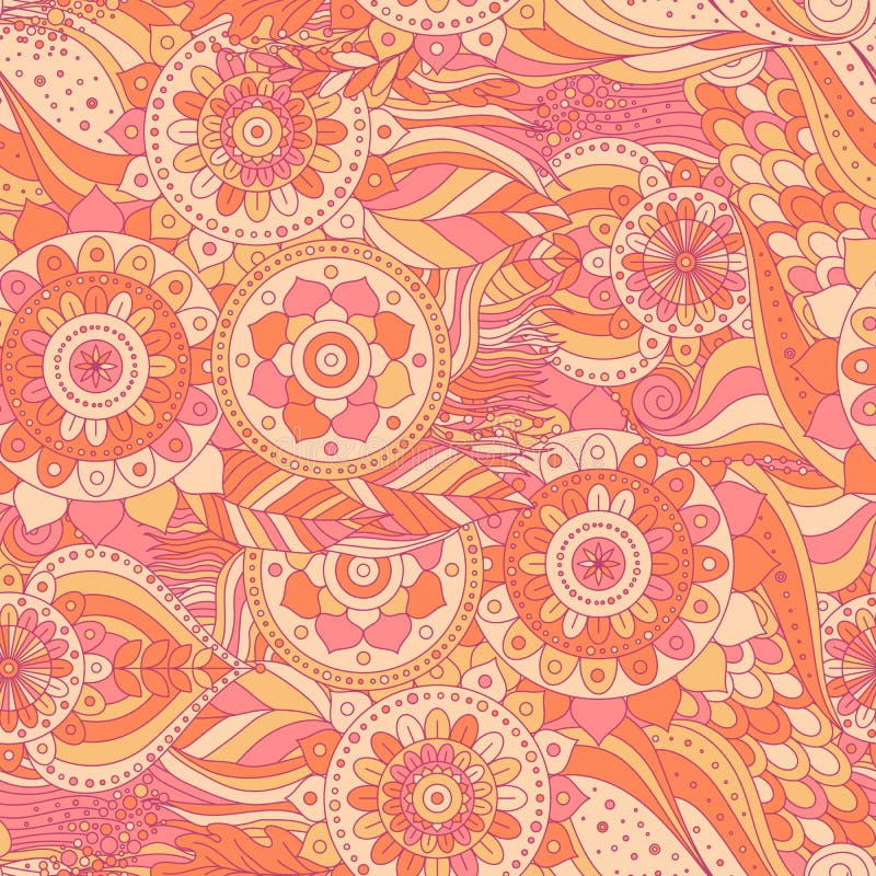 Картина Boho этническая безшовная иллюстрация штока