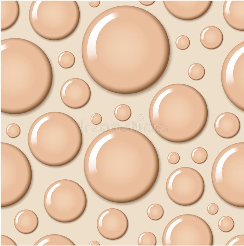 Картина Cream круглого пузыря безшовная иллюстрация вектора Картина Cream круглого пузыря безшовная иллюстрация вектора
