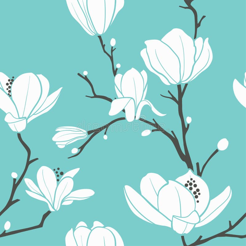 картина magnolia иллюстрация вектора