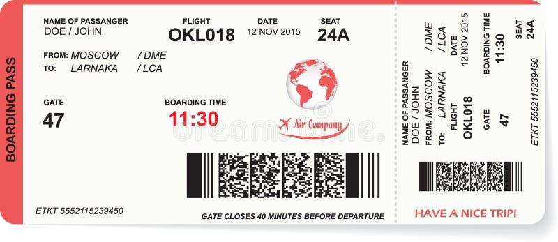 билет на самолет qr код