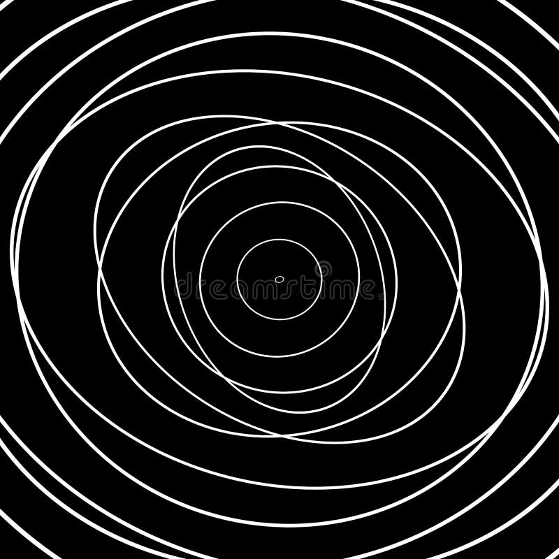 Download Картина концентрических кругов Абстрактное Monochrome-геометрическое Illust Иллюстрация вектора - иллюстрации насчитывающей кругово, взрыв: 81806798