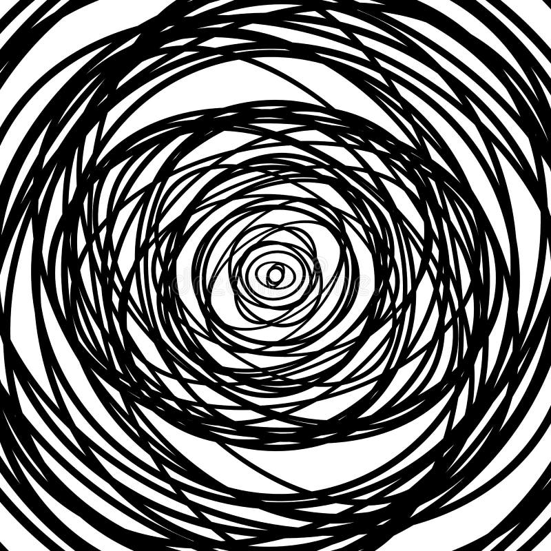 Download Картина концентрических кругов Абстрактное Monochrome-геометрическое Illust Иллюстрация вектора - иллюстрации насчитывающей эллиптическо, центрально: 81806843