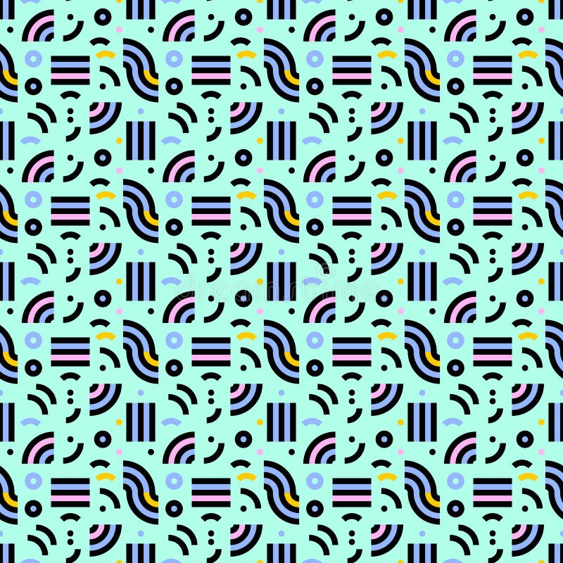 Картина яркого цвета геометрическая Предпосылка Minimalistic красочная Безшовный абстрактный multicolor repeatable фон иллюстрация штока Картина яркого цвета геометрическая Предпосылка Minimalistic красочная Безшовный абстрактный multicolor repeatable фон иллюстрация штока