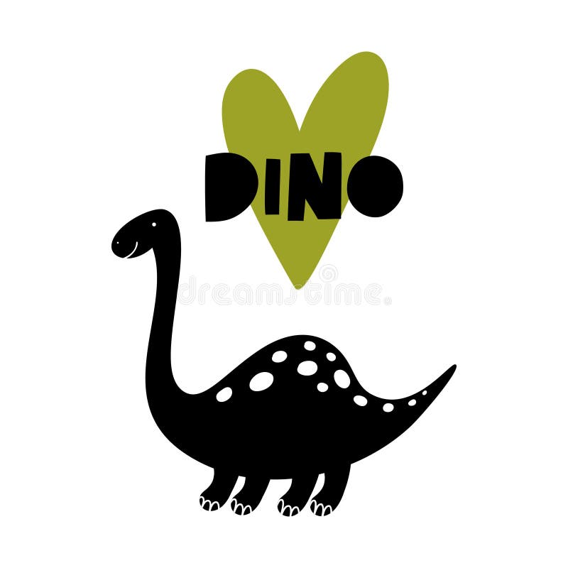 Карточка с милым dinozaur и текст Dino на белой предпосылке иллюстрация штока Карточка с милым dinozaur и текст Dino на белой предпосылке иллюстрация штока