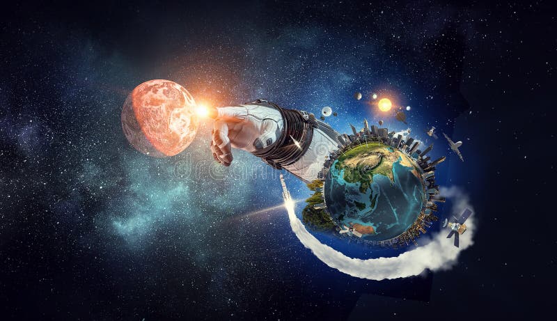 Касаться уникальности Мультимедиа иллюстрация штока Касаться уникальности Мультимедиа иллюстрация штока