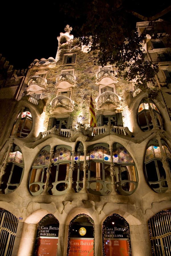 Касы batllo barcelona стоковые изображения rf Касы batllo barcelona стоковые изображения rf
