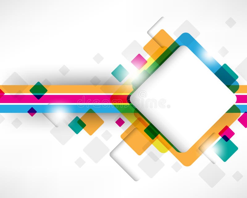 квадрат конструкции коробки multicolor иллюстрация штока квадрат конструкции коробки multicolor иллюстрация штока