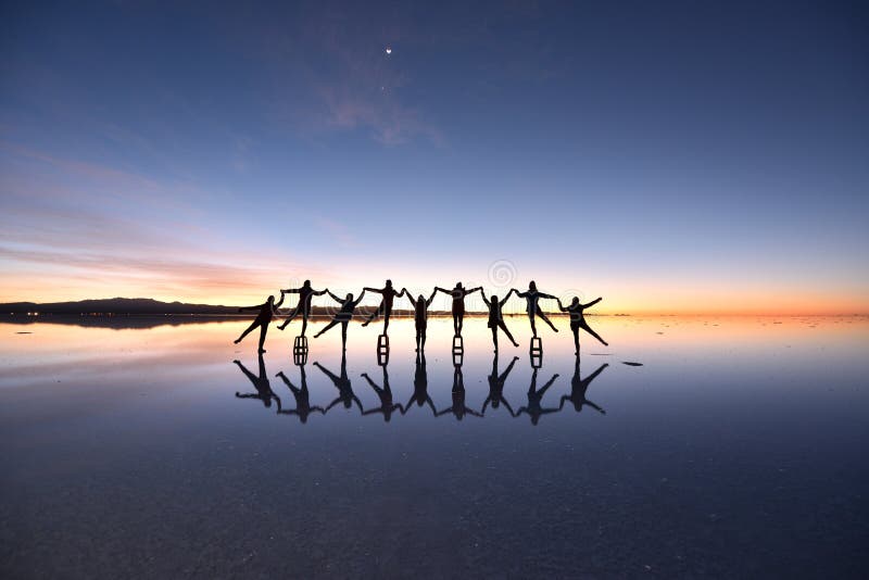 Квартира соли мира самая большая, Салар de Uyuni в Боливии