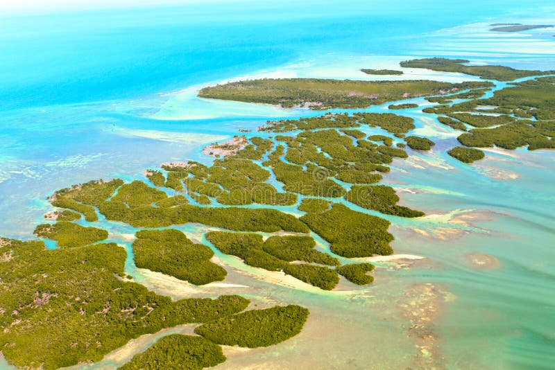 Florida Keys Aerial View (shot from airplane). Florida Keys Aerial View (shot from airplane)
