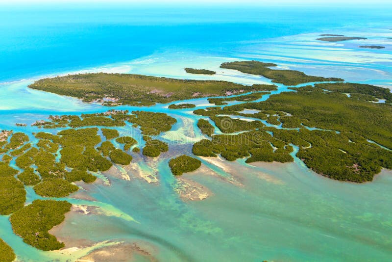 Florida Keys Aerial View (shot from airplane). Florida Keys Aerial View (shot from airplane)