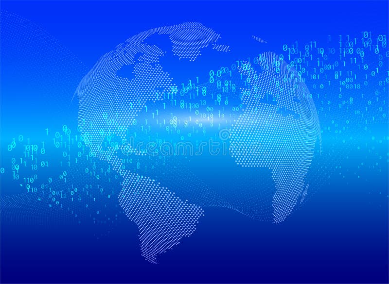 Код глобального обмена данными земли планеты бинарный Концепция дела кибер атаки персональной информации оплаты безопасностью гол иллюстрация вектора Код глобального обмена данными земли планеты бинарный Концепция дела кибер атаки персональной информации оплаты безопасностью гол иллюстрация вектора