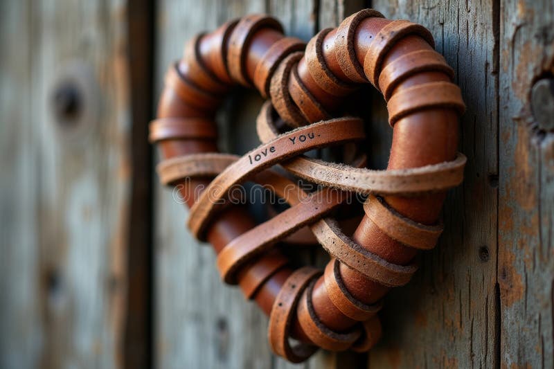 кожа : любовь ручной работы tokens генеративный аи бесплатная иллюстрация