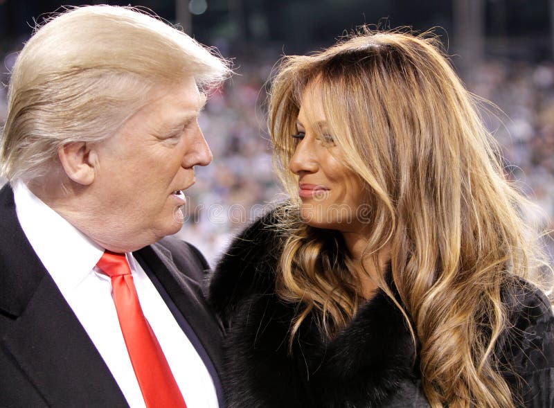 козырь donald melania стоковое изображение козырь donald melania стоковое изображение