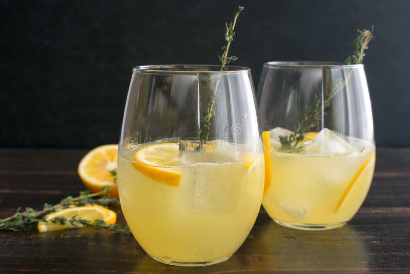 An updated version of a classic gin cocktail made with honey, Meyer lemons, and fresh thyme. An updated version of a classic gin cocktail made with honey, Meyer lemons, and fresh thyme