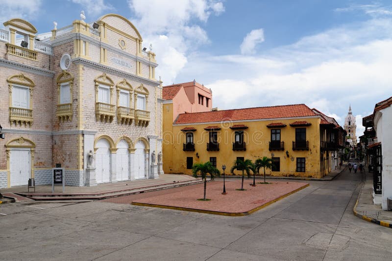Колумбия, взгляд на старом Cartagena стоковое изображение Колумбия, взгляд на старом Cartagena стоковое изображение