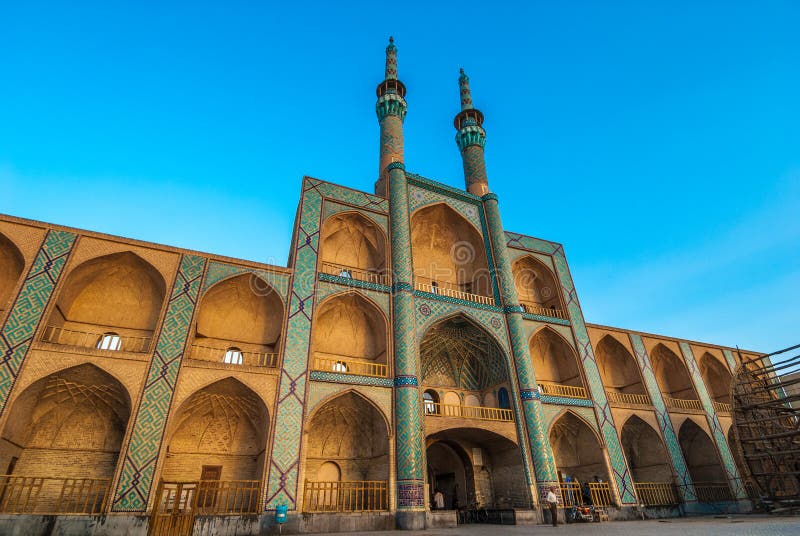 Комплекс Chakhmaq эмира в Yazd, Иране стоковые изображения Комплекс Chakhmaq эмира в Yazd, Иране стоковые изображения