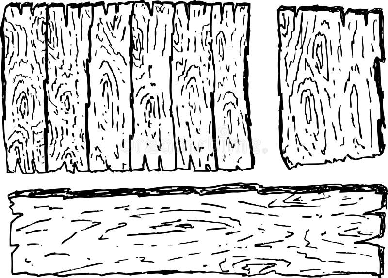 Комплект doodles деревянной коробки иллюстрация вектора Комплект doodles деревянной коробки иллюстрация вектора