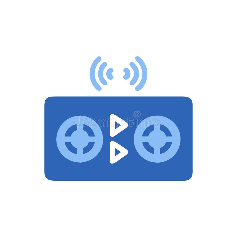 Компактный значок динамика Bluetooth для путешествий бесплатная иллюстрация
