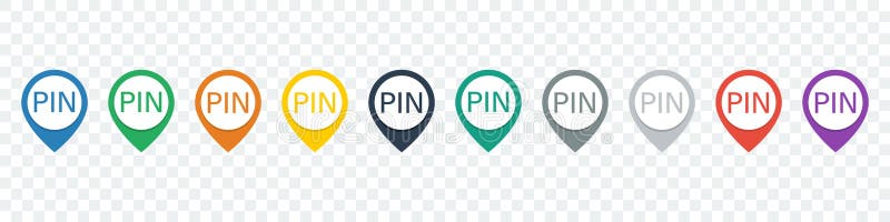 Комплект штыря положения Отобразьте указатели Значки Pin Значки указателя бесплатная иллюстрация Комплект штыря положения Отобразьте указатели Значки Pin Значки указателя бесплатная иллюстрация