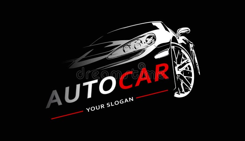 Конспект логотипа автомобиля выравнивает вектор также вектор иллюстрации притяжки corel