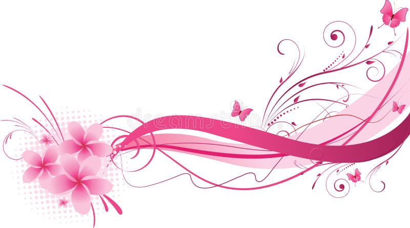 Конструкция Plumeria розовая флористическая иллюстрация штока Конструкция Plumeria розовая флористическая иллюстрация штока