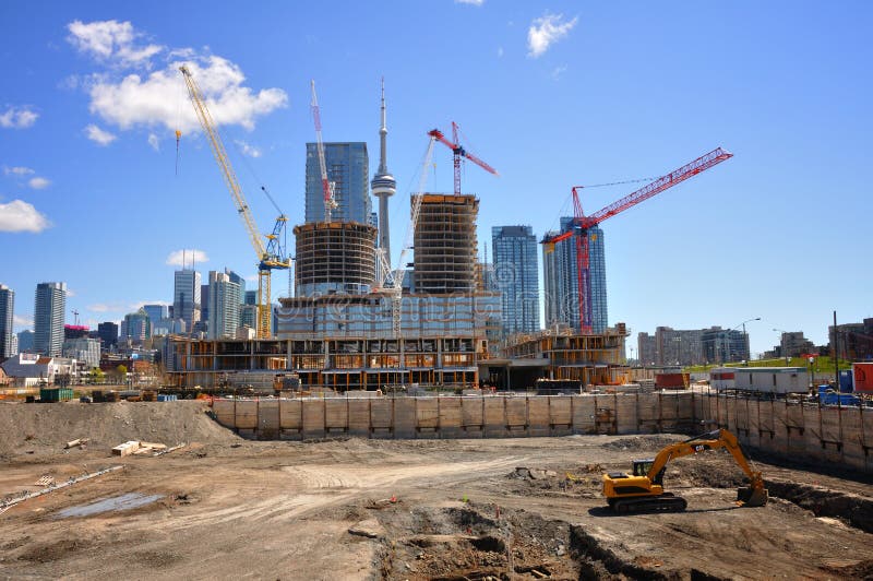 конструкция toronto стоковые изображения rf конструкция toronto стоковые изображения rf