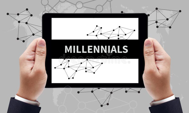 КОНЦЕПЦИЯ MILLENNIALS стоковые фотографии rf КОНЦЕПЦИЯ MILLENNIALS стоковые фотографии rf
