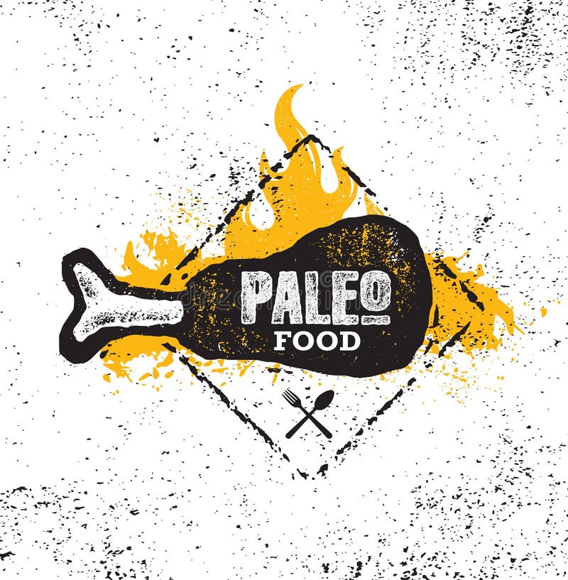 Концепция иллюстрации первобытного питания диетического питания Paleo органическая полезная на грубой предпосылке стены Мамонтовы бесплатная иллюстрация Концепция иллюстрации первобытного питания диетического питания Paleo органическая полезная на грубой предпосылке стены Мамонтовы бесплатная иллюстрация