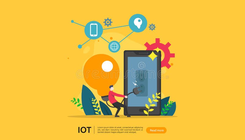 Концепция контроля дома IOT умная для промышленные 4 технология света шарика удаленная на приложении экрана смартфона интернета в иллюстрация вектора Концепция контроля дома IOT умная для промышленные 4 технология света шарика удаленная на приложении экрана смартфона интернета в иллюстрация вектора