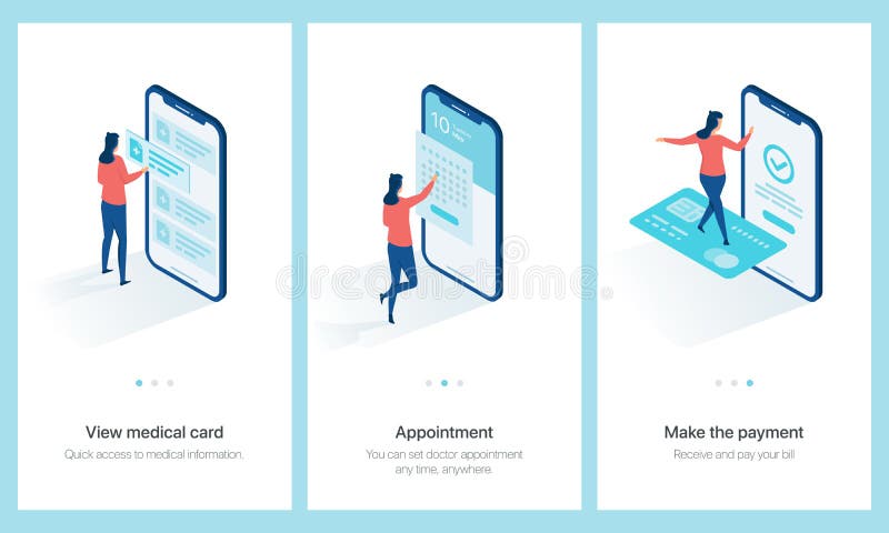 Концепция медицинского центра onboarding бесплатная иллюстрация Концепция медицинского центра onboarding бесплатная иллюстрация