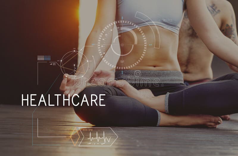Health Fitness Healthcare Tracking Technology Concept. Health Fitness Healthcare Tracking Technology Concept