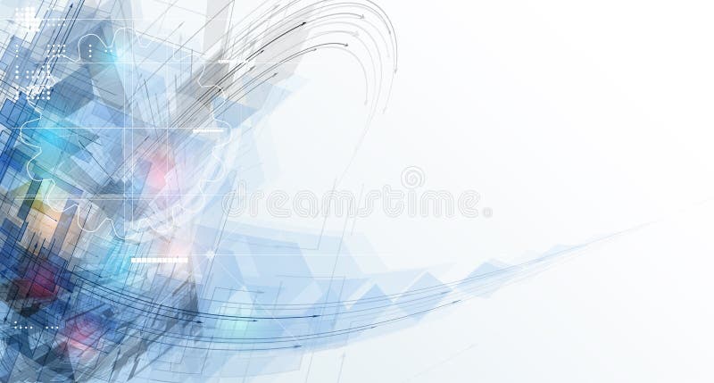 Концепция для корпоративного бизнеса & развития новой технологии бесплатная иллюстрация