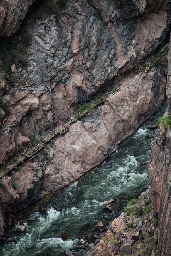 Королевское ущелье Колорадо стоковое фото rf